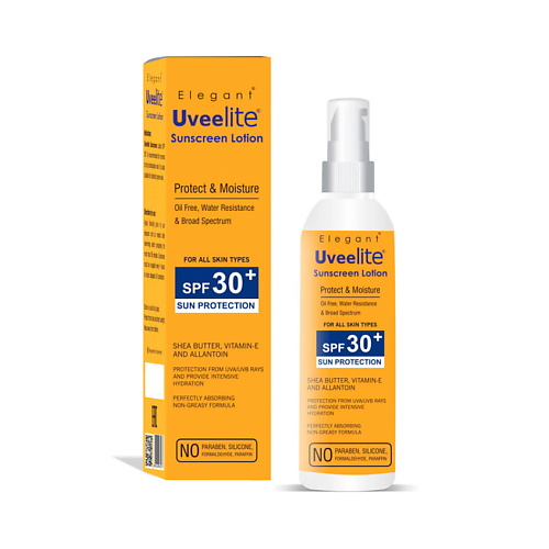 

ELEGANT COSMED Солнцезащитный лосьон СПФ 30 Uveelite 100.0, Солнцезащитный лосьон СПФ 30 Uveelite