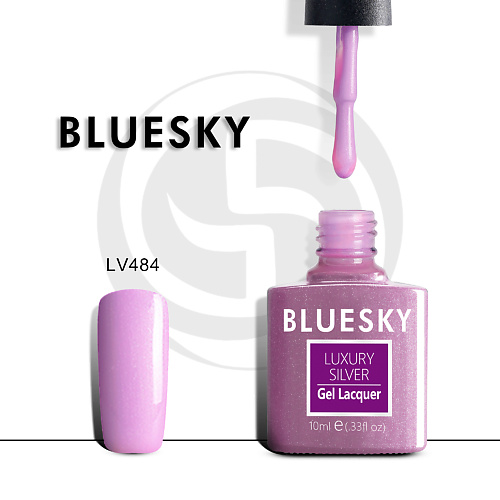 

BLUESKY Гель-лак Luxury Silver LV408, Гель-лак Luxury Silver LV408