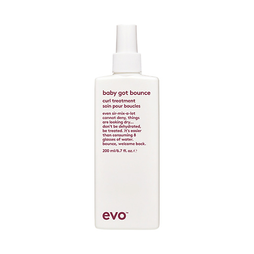 

EVO Смываемый уход для вьющихся и кудрявых волос Упругий завиток Baby Got Bounce Curl Treatment, Смываемый уход для вьющихся и кудрявых волос Упругий завиток Baby Got Bounce Curl Treatment