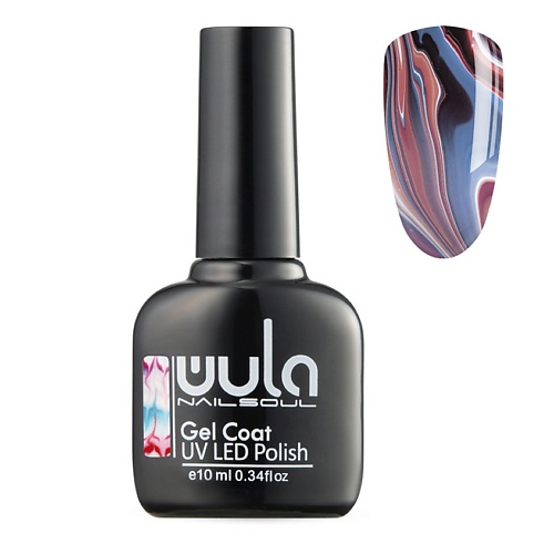 

WULA NAILSOUL Гель-лаковое покрытие с эффектом растекания Waterway, Гель-лаковое покрытие с эффектом растекания Waterway