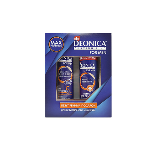 

Deonica DEONICA Подарочный набор For Men 5 Protection, DEONICA Подарочный набор For Men 5 Protection