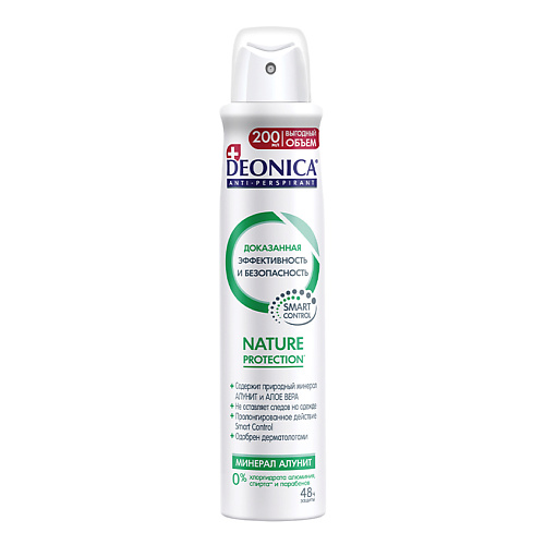 Deonica DEONICA Антиперспирант Nature Protection (спрей) 200