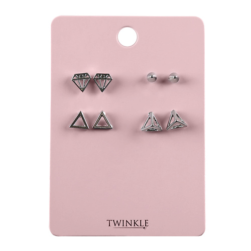 

TWINKLE Серьги набор 3, Серьги набор 3