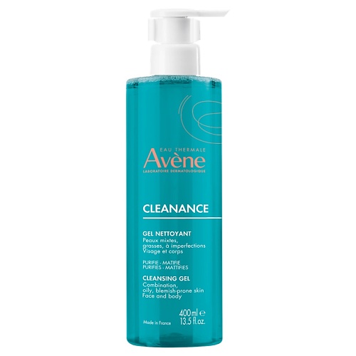 Средства для умывания AVENE Очищающий гель для жирной проблемной кожи Cleanance Cleansing Gel