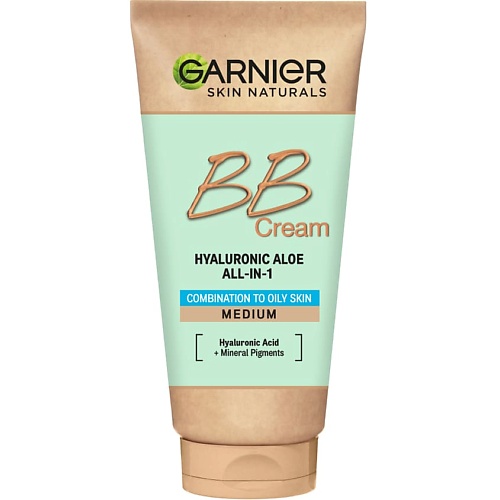 Уход за кожей лица GARNIER BB Крем матирующий, для жирной и смешанной кожи Секрет совершенства Skin Naturals