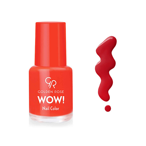 GOLDEN ROSE Лак для ногтей WOW! Nail Color Clear 6