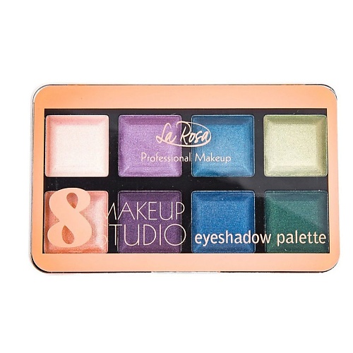 

LA ROSA Тени для век 8 MAKEUP STUDIO, Тени для век 8 MAKEUP STUDIO