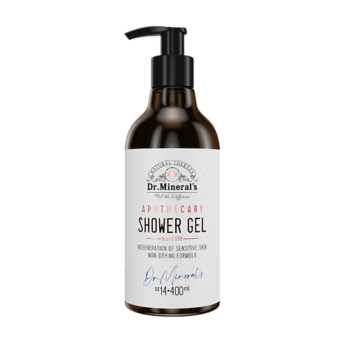 

DR.MINERAL’S Натуральный гель для душа, бережное очищение и восстановление кожи 400.0, Натуральный гель для душа, бережное очищение и восстановление кожи