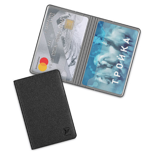 фото Flexpocket чехол - книжка из экокожи для двух пластиковых карт