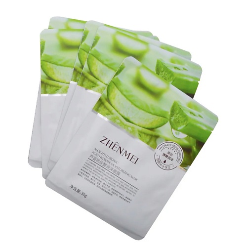 

ZHENMEI Тканевая маска с экстрактом Алоэ Hyaluronic Acid для глубокого увлажнения кожи 5.0, Тканевая маска с экстрактом Алоэ Hyaluronic Acid для глубокого увлажнения кожи