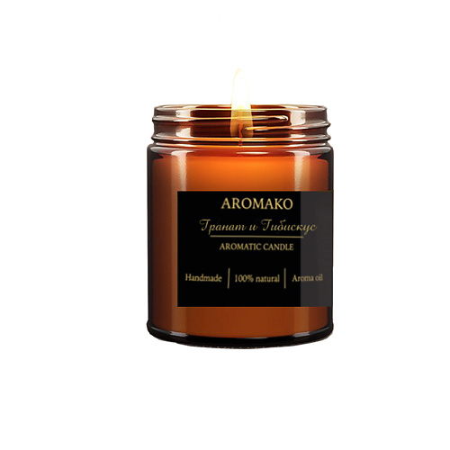 

AROMAKO Свеча "Гранат и Гибискус " 150, Свеча "Гранат и Гибискус "