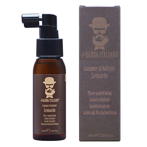 

BARBA ITALIANA Лосьон для волос тройного действия Leonardo 100, Лосьон для волос тройного действия Leonardo