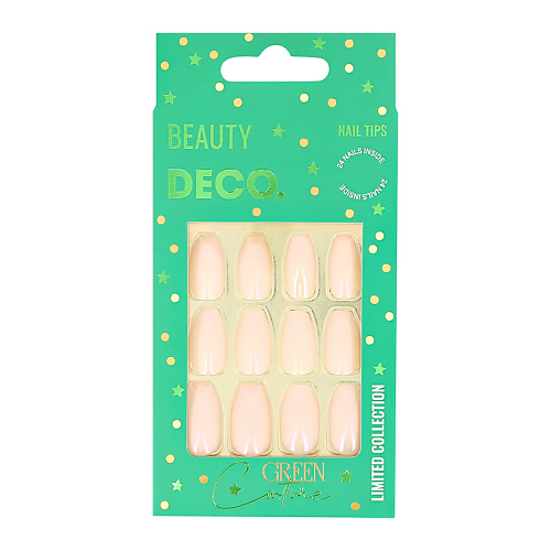 

DECO. Набор накладных ногтей GREEN COUTURE, Набор накладных ногтей GREEN COUTURE
