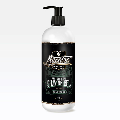 Гели для бритья GREAT MAESTRO BARBERS COMPANY Гель-крем для бритья Shaving Gel 500.0