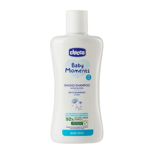 

CHICCO Пена-шампунь без слез Baby Moments 200, Пена-шампунь без слез Baby Moments
