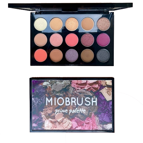

MIOBRUSH Палетка теней для макияжа век Prime Palette, Палетка теней для макияжа век Prime Palette