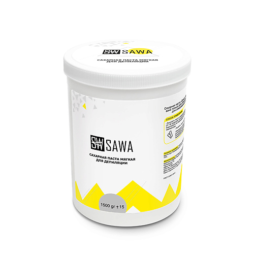 

SAWA Паста для шугаринга мягкая гипоаллергенная 500, Паста для шугаринга мягкая гипоаллергенная