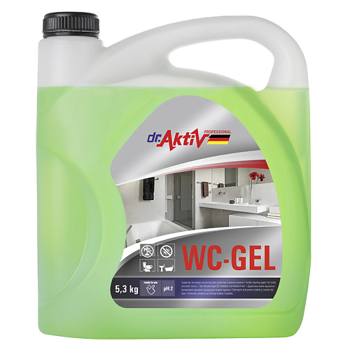 

DR.AKTIV PROFESSIONAL Чистящее средство для туалетных и ванных комнат WC - GEL 5000.0, Чистящее средство для туалетных и ванных комнат WC - GEL
