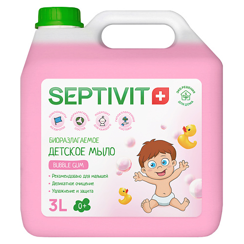 

SEPTIVIT Мыло детское Bubble Gum 3000, Мыло детское Bubble Gum