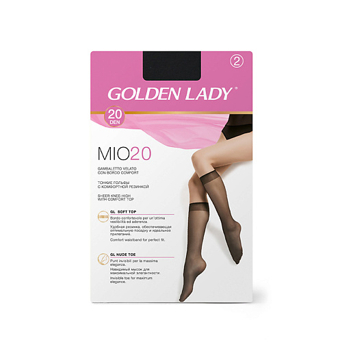 

GOLDEN LADY Гольфы 20 den MIO Nero, Гольфы 20 den MIO Nero