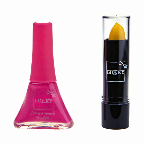 

LUKKY Лак и помада меняющая цвет в наборе, Лак и помада меняющая цвет в наборе