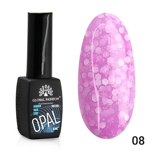 

GLOBAL FASHION Каучуковая база Snow flakes 01, Каучуковая база Snow flakes 01