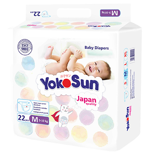 

YOKOSUN Подгузники M (5-10 кг) 22.0, Подгузники M (5-10 кг)