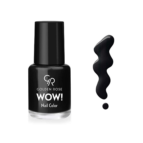 GOLDEN ROSE Лак для ногтей WOW! Nail Color Clear 6