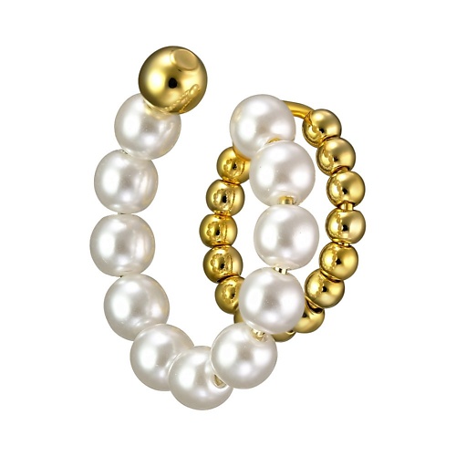 

UVI JEWELLERY Золотистый кафф с жемчужными бусинами, Золотистый кафф с жемчужными бусинами
