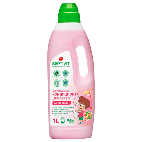 

SEPTIVIT Кондиционер для белья Candy Crush 1000, Кондиционер для белья Candy Crush