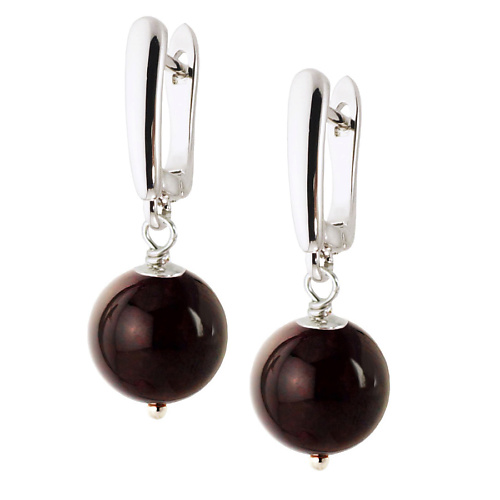 

ALERIE-ACCESSORIES Серьги из натурального граната Forever Garnet, Серьги из натурального граната Forever Garnet