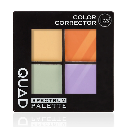 

J. CAT BEAUTY Палетка корректор цвета для лица QUAD, Палетка корректор цвета для лица QUAD