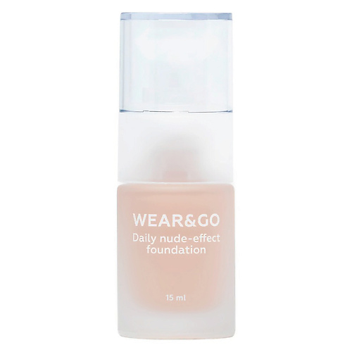 ЛЭТУАЛЬ Легкий тональный крем естественный эффект WEAR&GO Daily nude-effect foundation