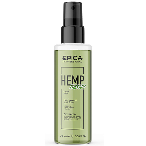 Средства для роста волос  Летуаль EPICA PROFESSIONAL Лосьон для волос Активатор роста Hemp Therapy Organic