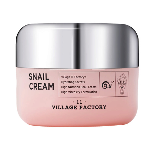 

VILLAGE 11 FACTORY Крем для лица с улиточным муцином Snail Cream, Крем для лица с улиточным муцином Snail Cream