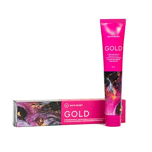 

WHITE SECRET Отбеливающая зубная паста GOLD 75, Отбеливающая зубная паста GOLD