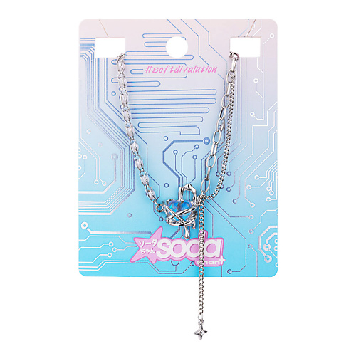

SODA Chan Ожерелье Purple Heart #softdivalution, Chan Ожерелье Purple Heart #softdivalution