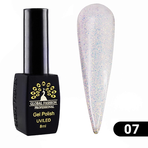 

GLOBAL FASHION Гель лак Opal 01, Гель лак Opal 01