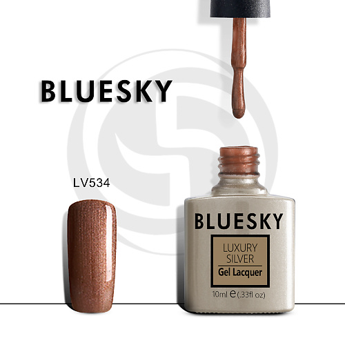 

BLUESKY Гель-лак Luxury Silver LV557, Гель-лак Luxury Silver LV557