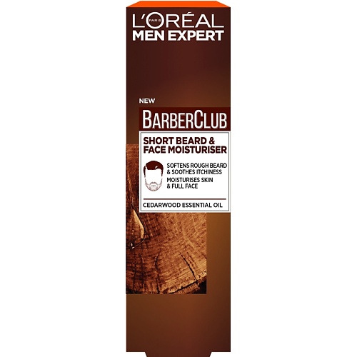 Уход за бородой  Лэтуаль L'ORÉAL PARIS L'OREAL PARIS Крем-гель для короткой бороды, с маслом кедрового дерева Men Expert Barber Club Short Beard & Face Moisturiser