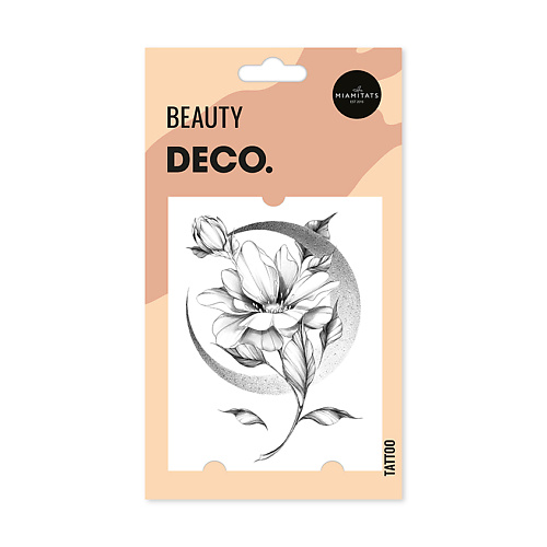 

DECO. Татуировка для тела Ubeyko by Miami tattoos переводная Moon flower, Татуировка для тела Ubeyko by Miami tattoos переводная Moon flower