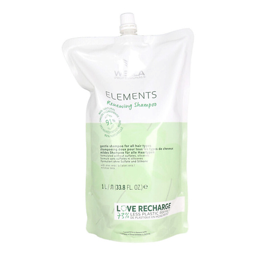 

WELLA Шампунь Elements Обновляющий, Шампунь Elements Обновляющий