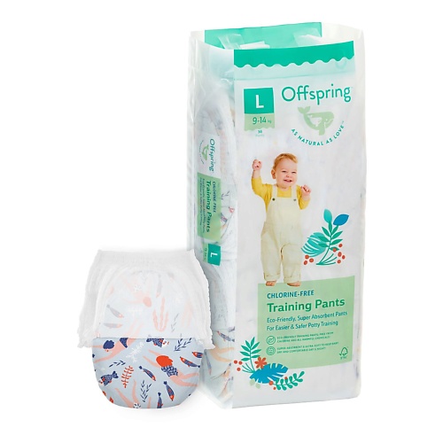 

OFFSPRING Трусики-подгузники, L 9-14 кг Риф 36.0, Трусики-подгузники, L 9-14 кг Риф