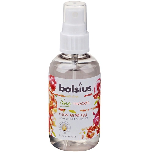 

BOLSIUS Парфюм для интерьера- спрей True moods грейпфрут и имбирь 75, Парфюм для интерьера- спрей True moods грейпфрут и имбирь