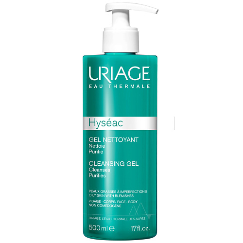 

URIAGE Исеак очищающий гель для лица 500.0, Исеак очищающий гель для лица