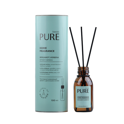 

PURE BASES Аромадиффузор BERGAMOT & VERBENA 100.0, Аромадиффузор BERGAMOT & VERBENA