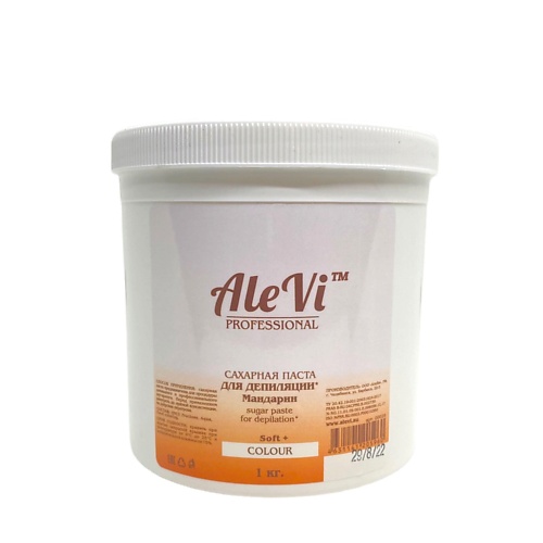 Средства для депиляции ALEVI Сахарная паста для шугаринга Soft + ультрамягкая Мандарин 1000.0