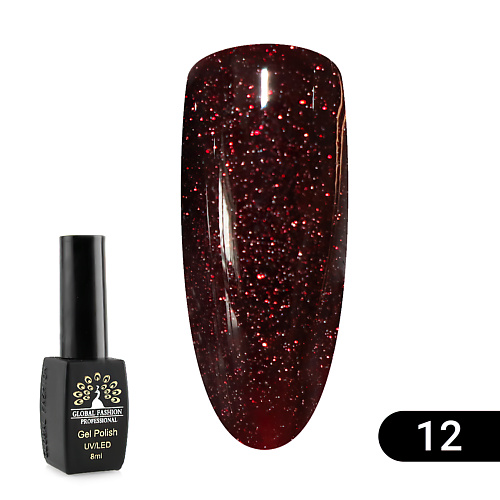 

GLOBAL FASHION Гель лак Disco Gel Shine Spectrum светоотражающий 02, Гель лак Disco Gel Shine Spectrum светоотражающий 02