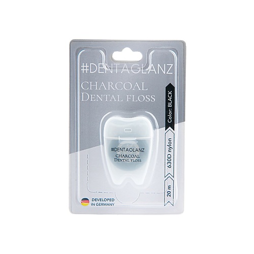 

#DENTAGLANZ Зубная нить Charcoal Dental Floss, Зубная нить Charcoal Dental Floss