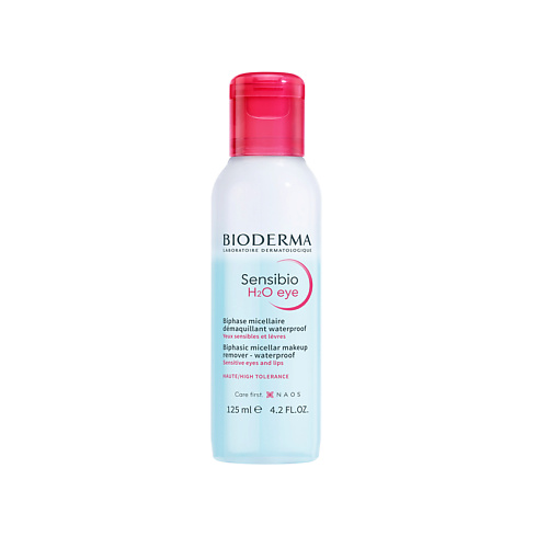

BIODERMA Двухфазное мицеллярное средство для очищения глаз и губ Sensibiо H2O 125.0, Двухфазное мицеллярное средство для очищения глаз и губ Sensibiо H2O
